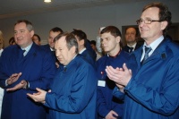 Зеленоград посетили вице-премьер РФ Д.Рогозин и министр обороны РФ А.Сердюков