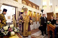 Патриарх Кирилл совершил литургию в Зеленограде